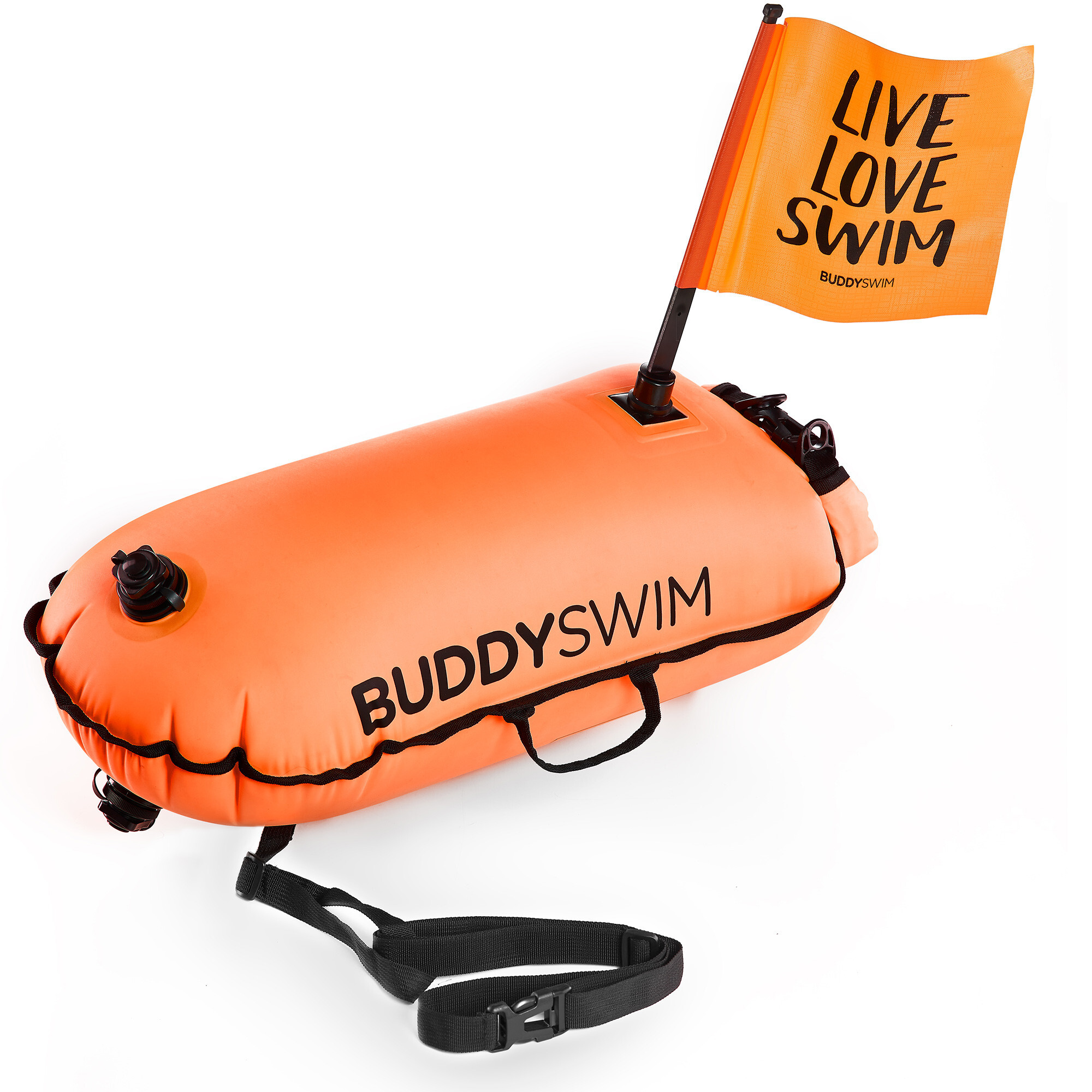 Bouée de sécurité avec drapeau BuddySwim