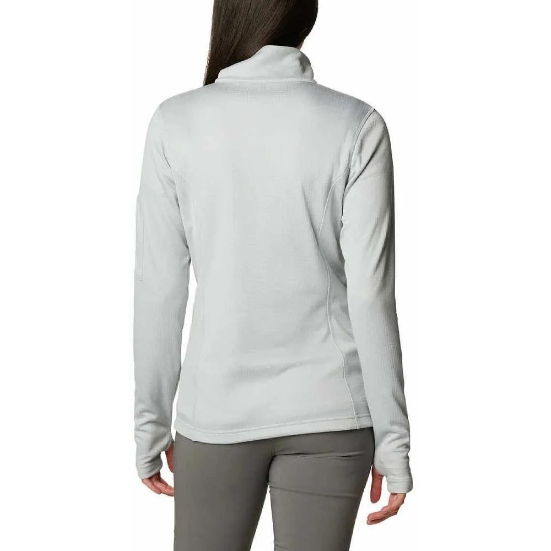 Sweatshirt 1/2 zip femme Columbia Park View Grid Fleece