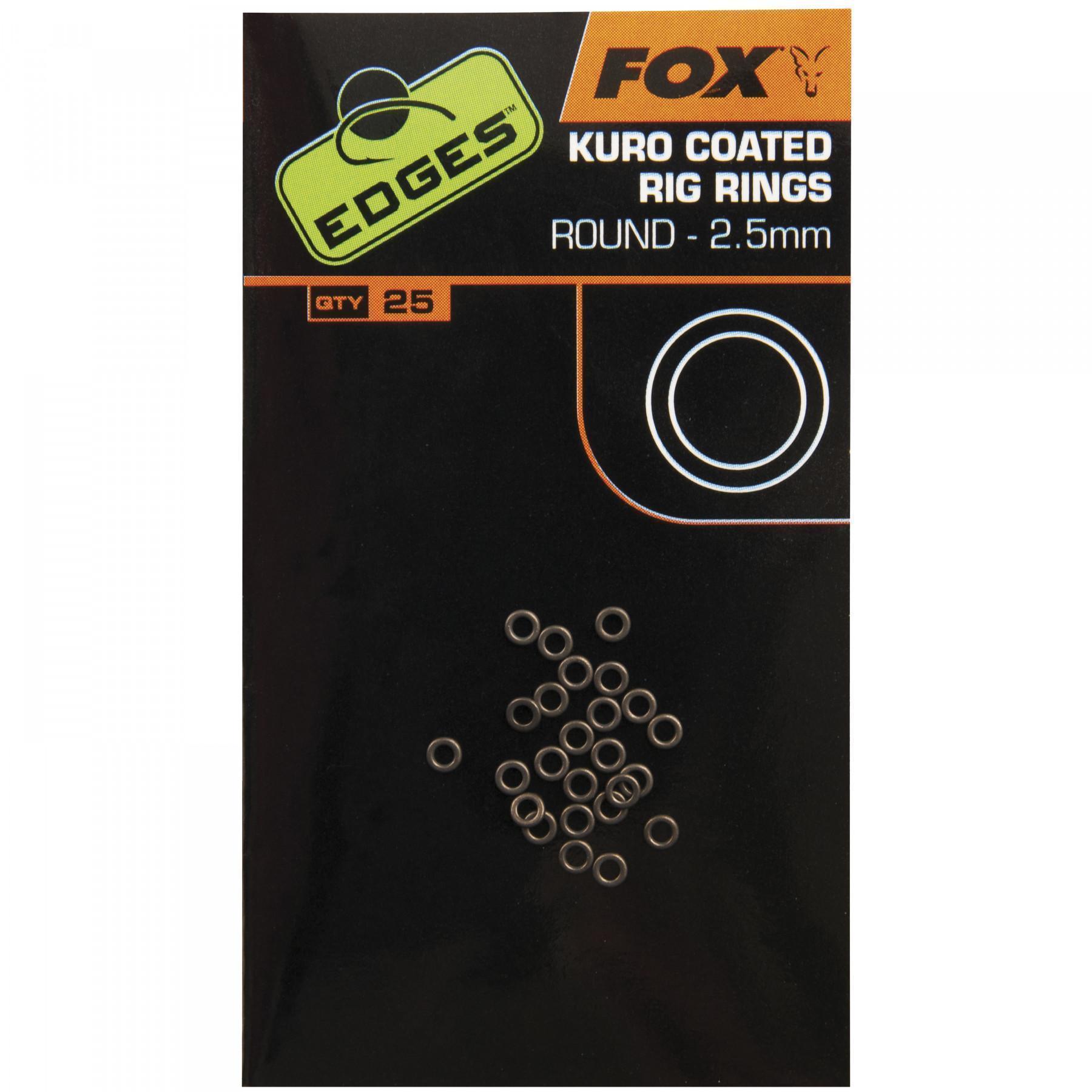 Anneaux pour bouillettes extensibles Fox 2.5mm Small Edges