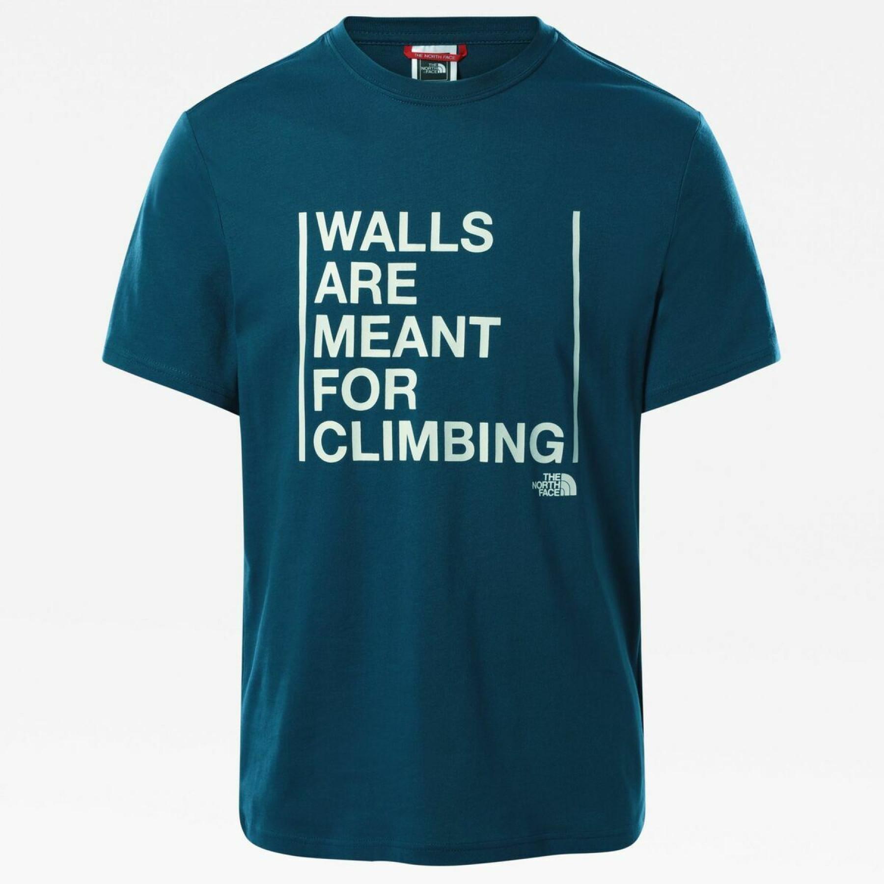 T-shirt The North Face Walls Are For Climbing