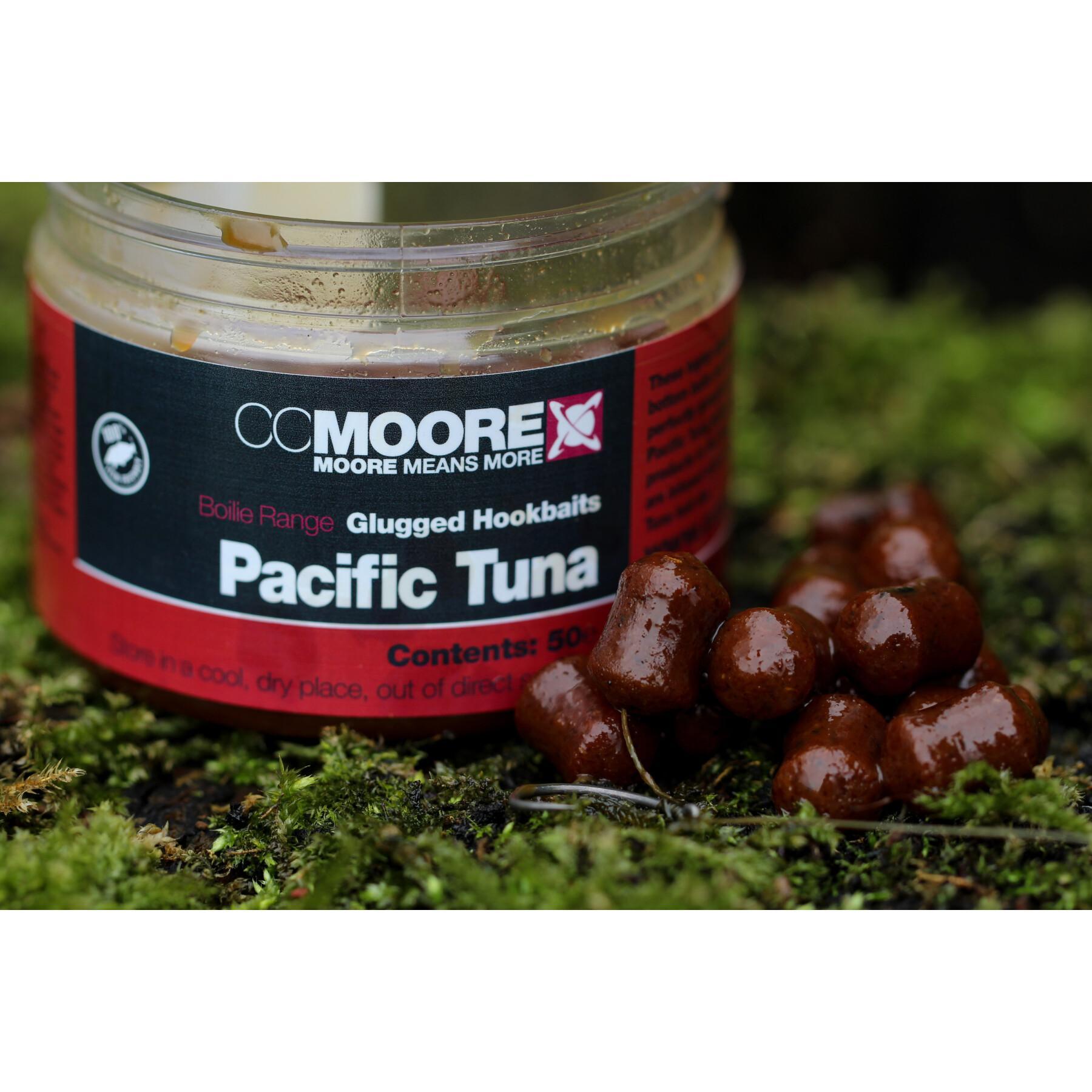 Bouillettes CCMoore Pacific Tuna Glugged Hookbaits (50) 1 pot