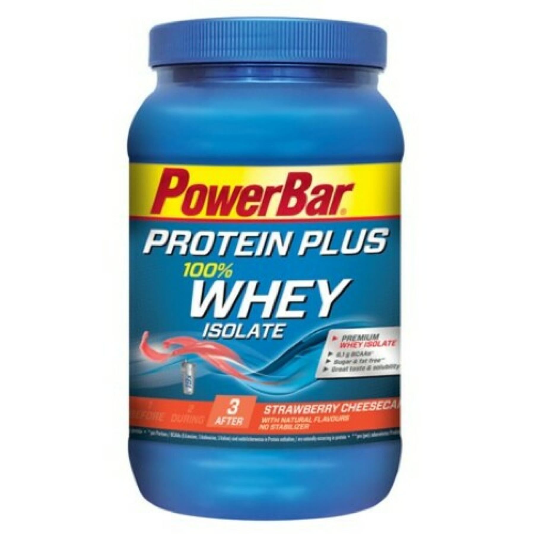 Poudre PowerBar ProteinPlus 100 % Whey Isolate - Srawberry Cheesecake (570gr)