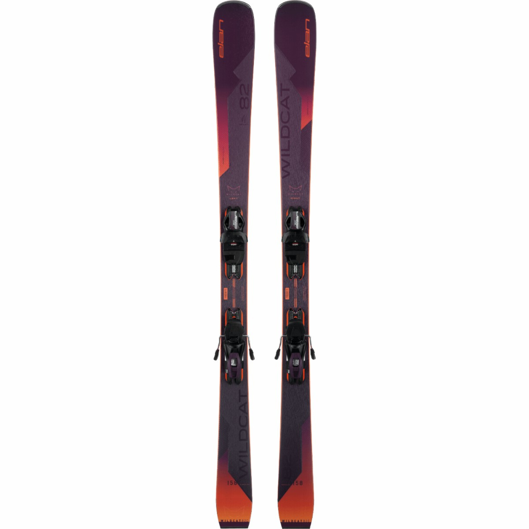 Pack skis Wildcat 82 C PS ELW 9.0 avec fixations Elan