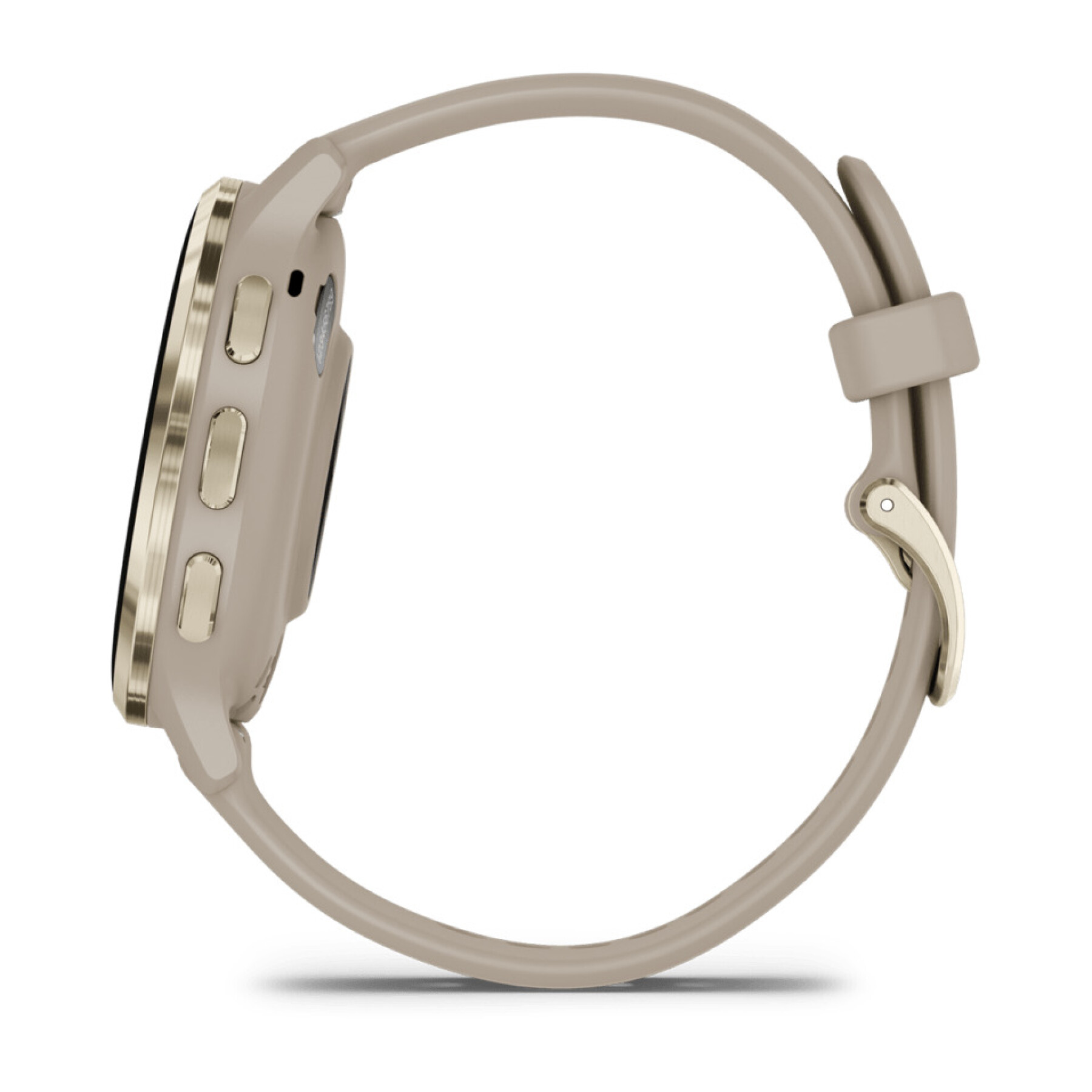Montre connectée en acier inoxydable avec boîtier et bracelet en silicone Garmin Venu® 3S
