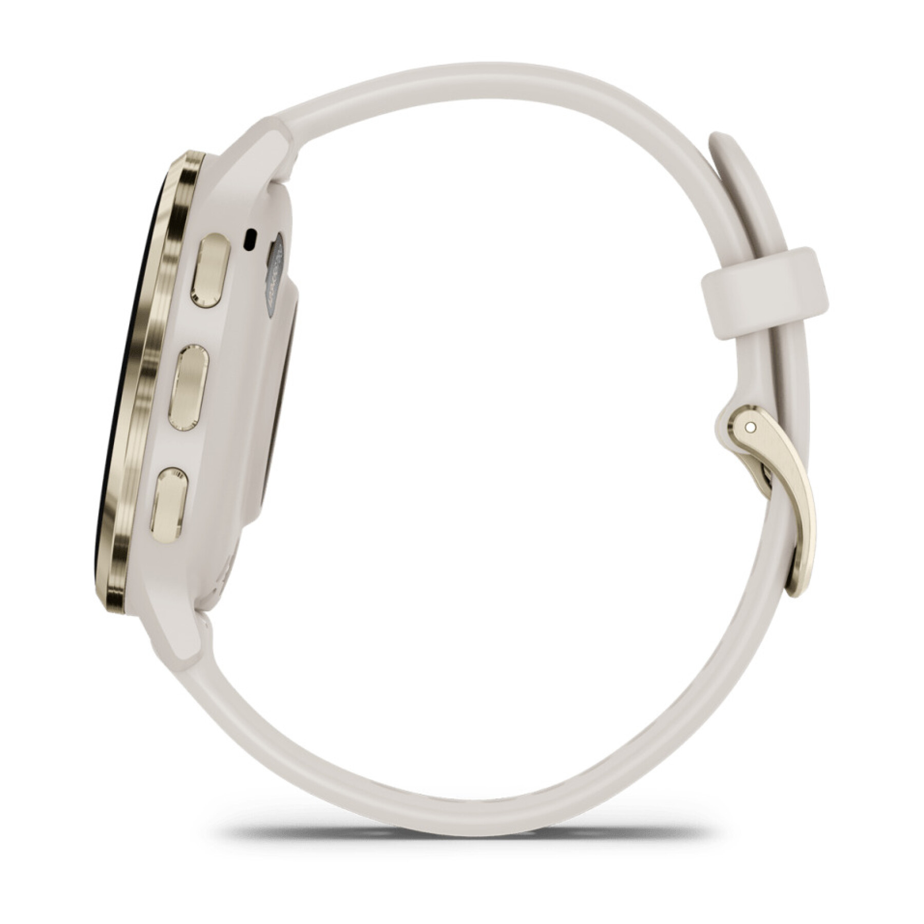 Montre connectée en acier inoxydable avec boîtier et bracelet en silicone Garmin Venu® 3S