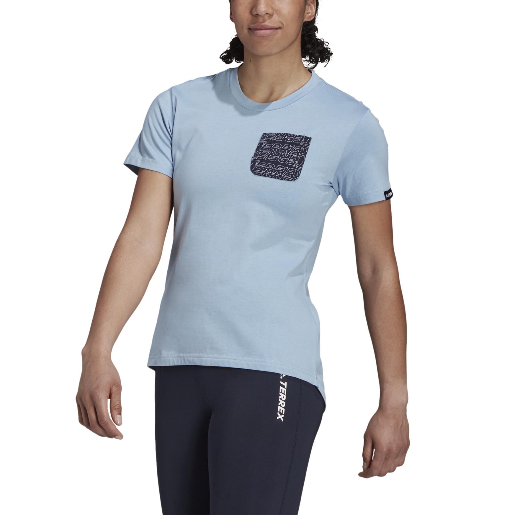 T-shirt femme adidas Terrex Pocket Graphic
