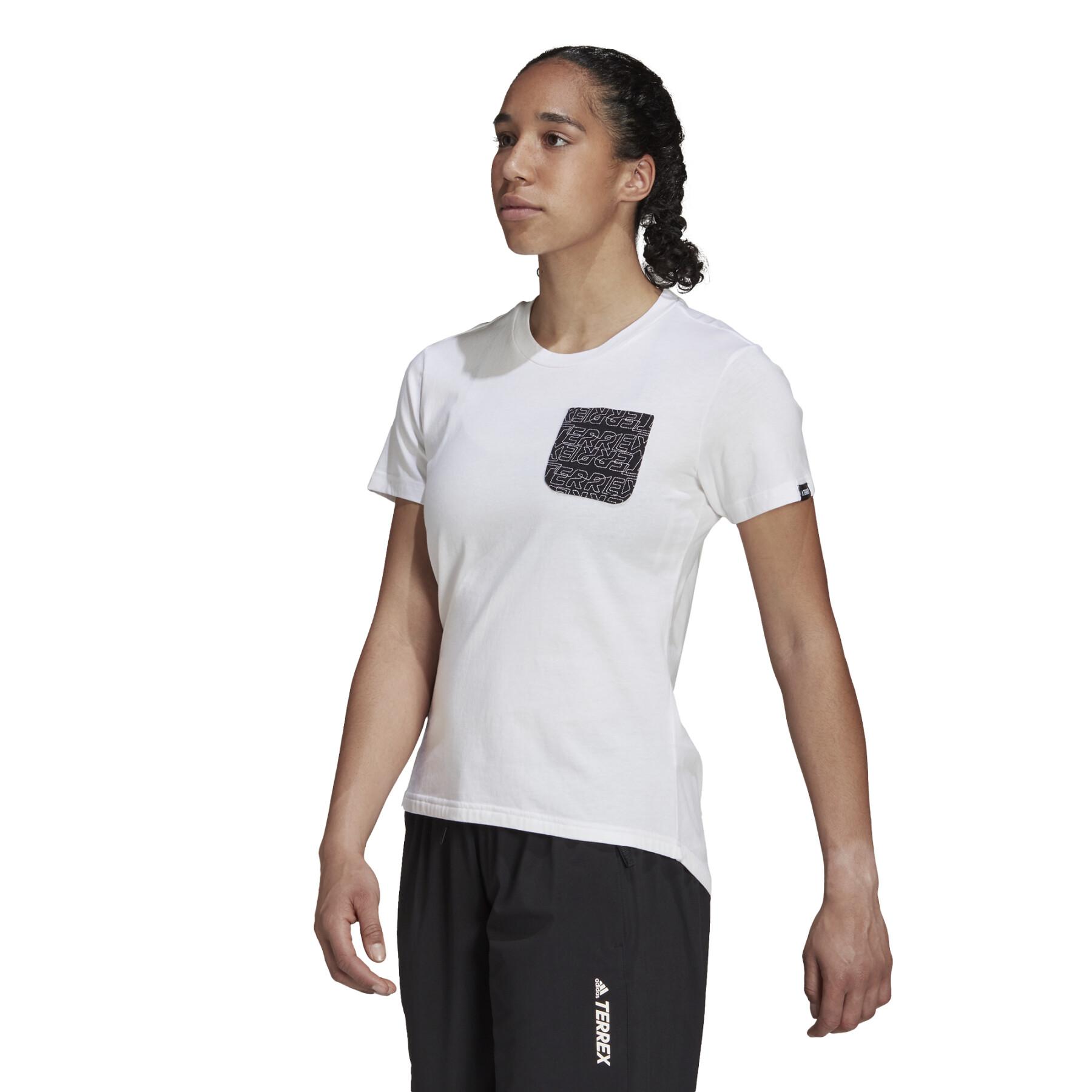 T-shirt femme adidas Terrex Pocket Graphic