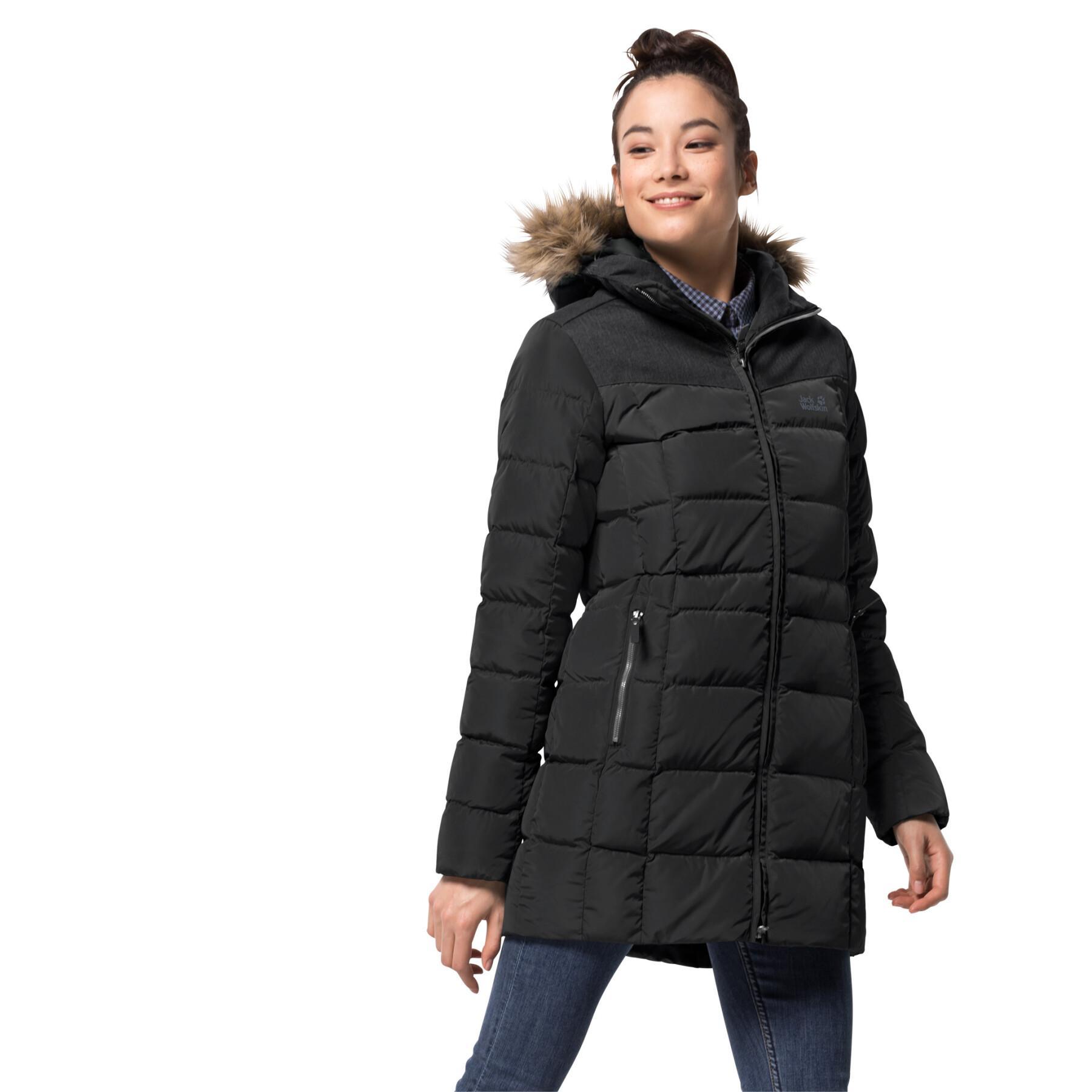 Jack wolfskin baffin island coat black clearance