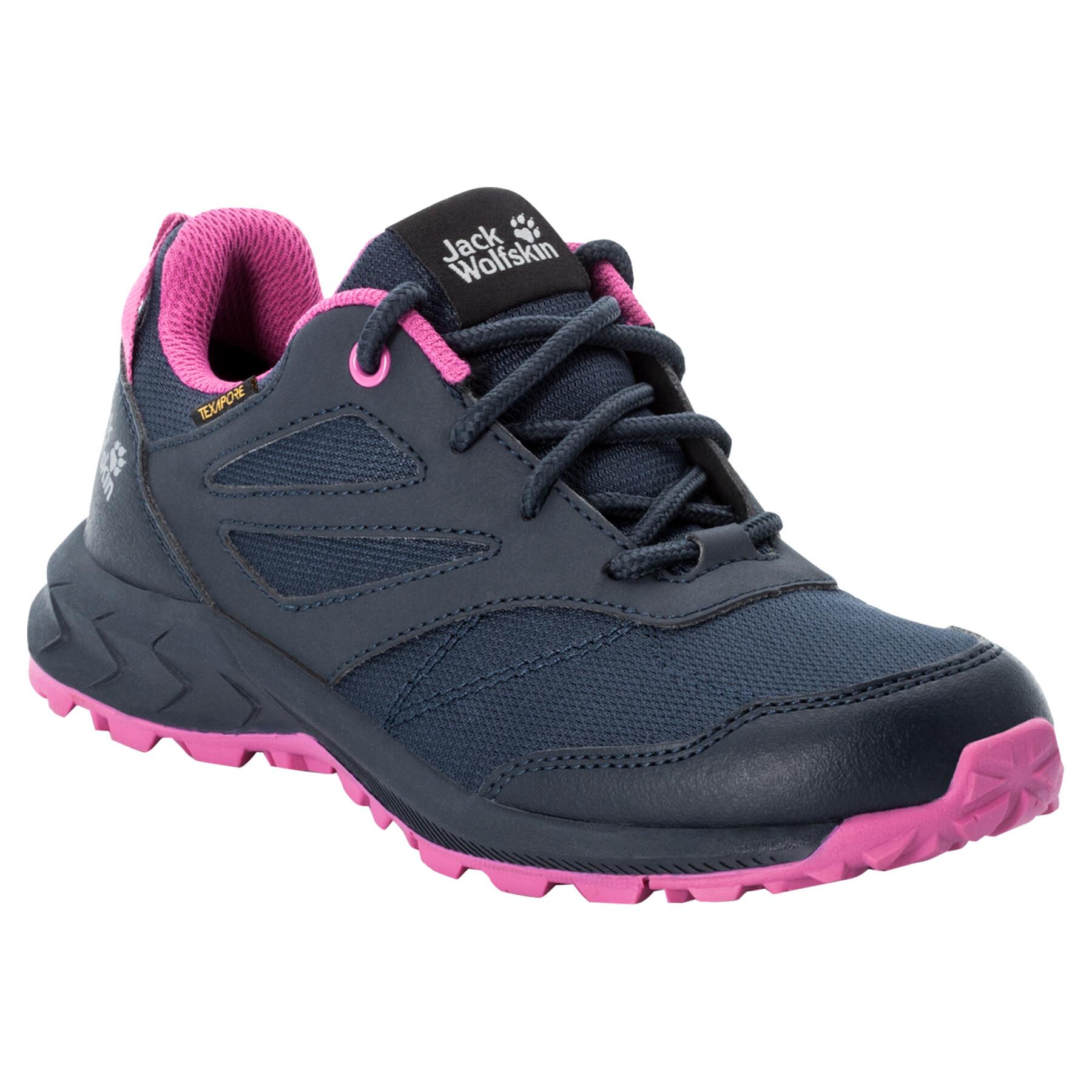 Chaussures enfant Jack Wolfskin woodland texapore low