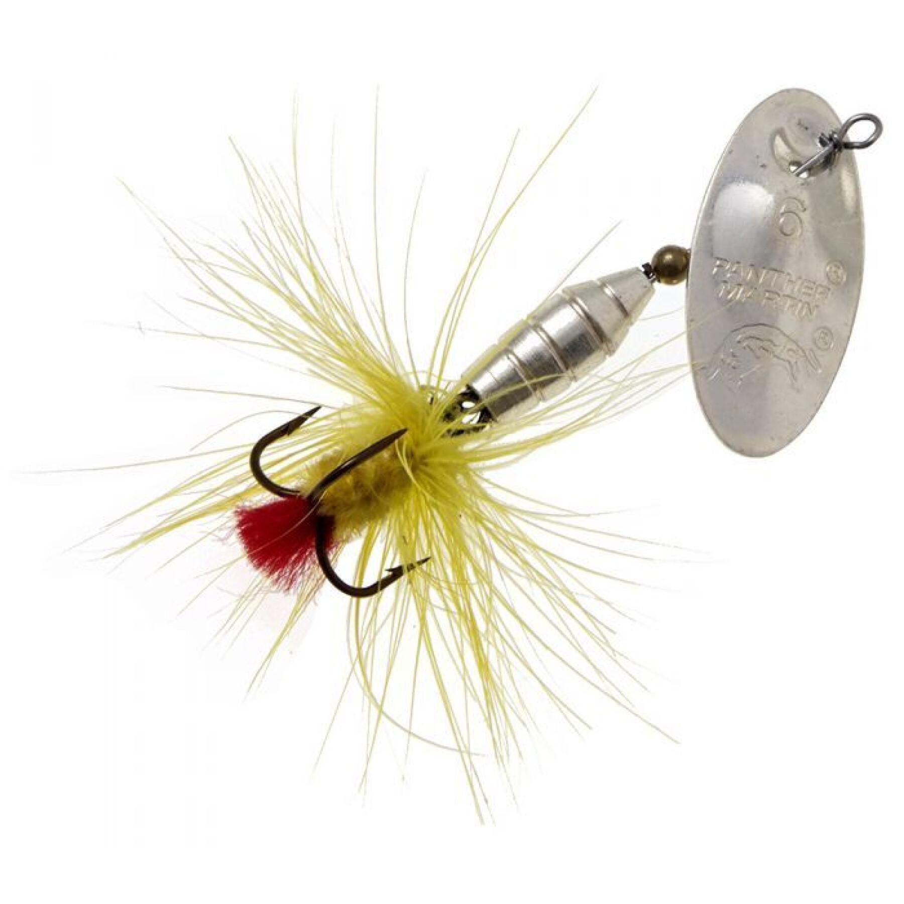 Pack de 10 leurres Panther Martin Deluxe Dressed Fly PMF 0,9 g