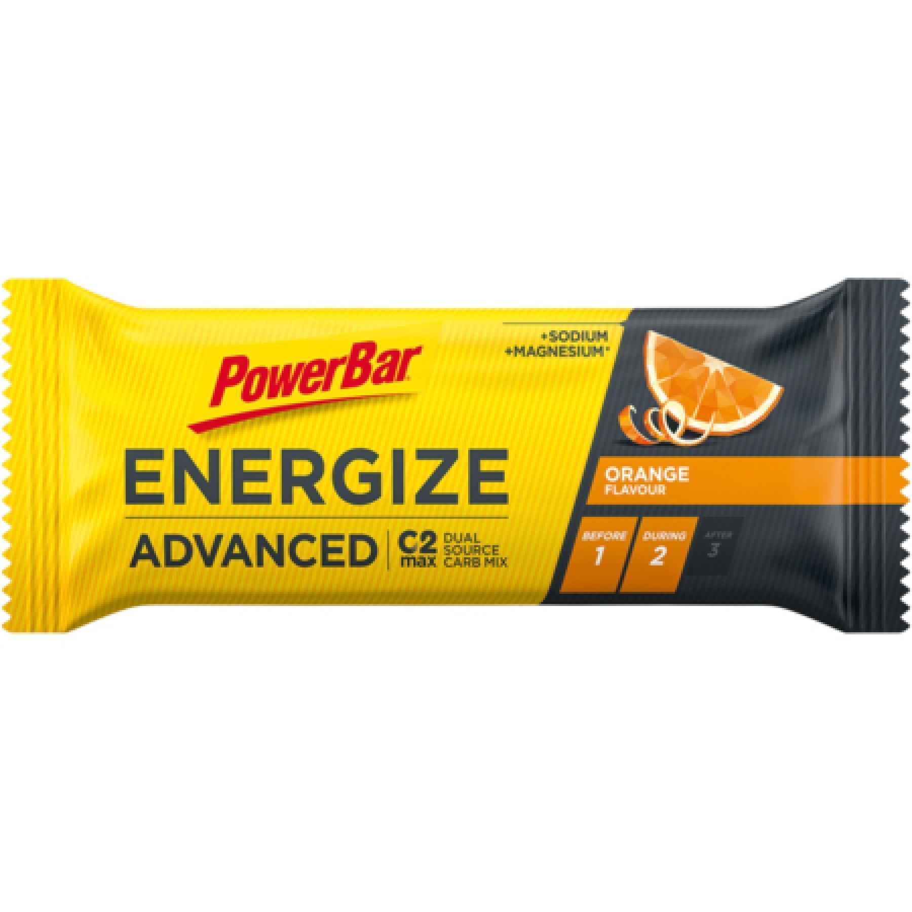 Barres PowerBar Energize C2Max 25x55gr Orange