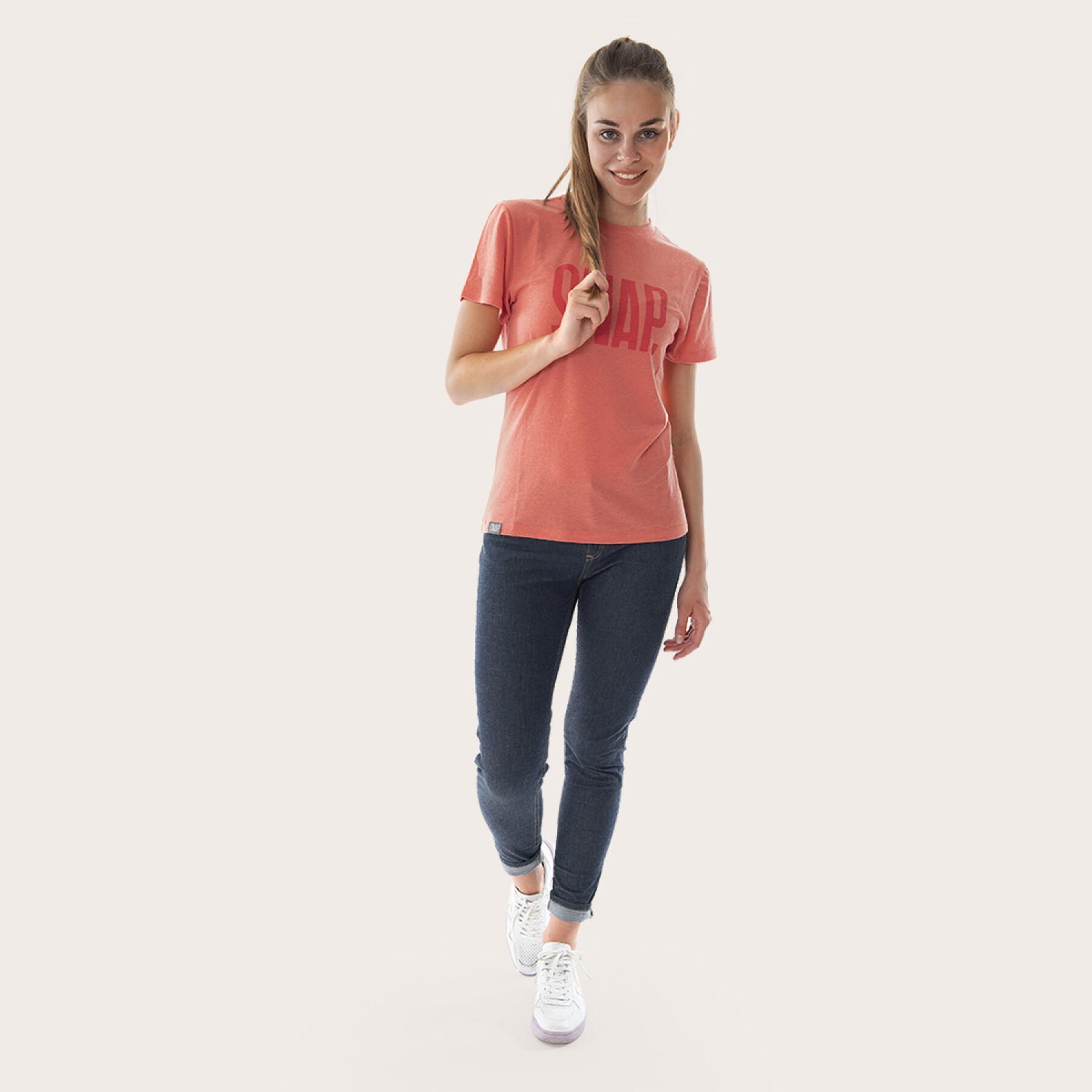 T-shirt technique en merinos manches courtes femme Snap Climbing