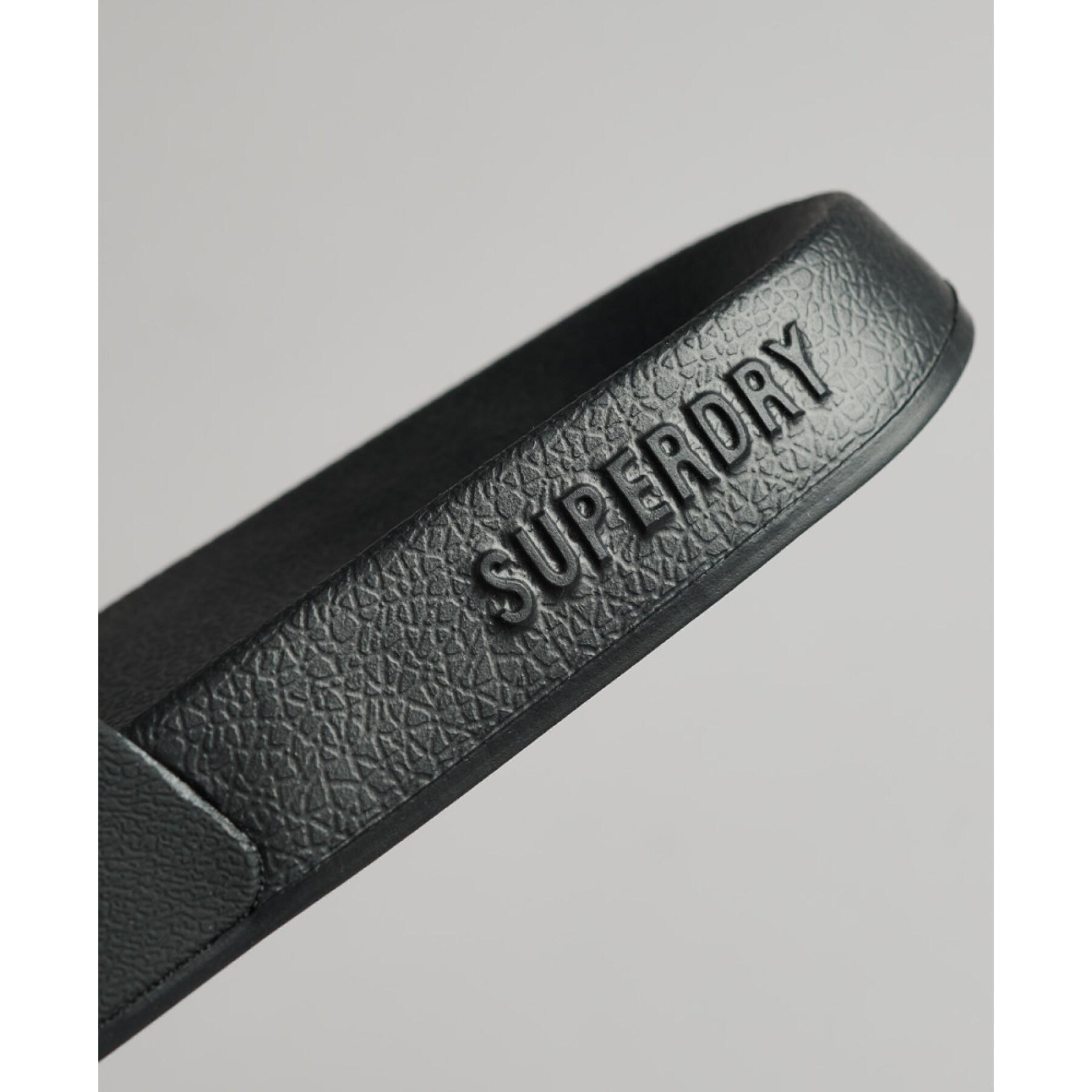Claquettes de piscine à logo femme Superdry Code