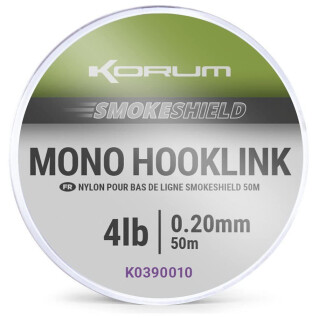 Maillon Korum smokeshield mono hooklink 0,26mm 1x5