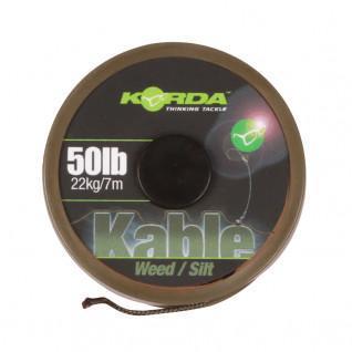 Kable Leadcore Korda Weed/Silt, 7m