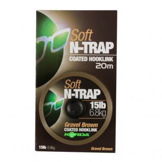 Tresse a bas de ligne gainee korda N-TRAP Soft 6.8kg