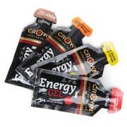 Lot de 12 gels énergétiques végan Crown Sport Nutrition Energy - orange - 40 g