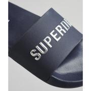 Claquettes de piscine à logo femme Superdry Code